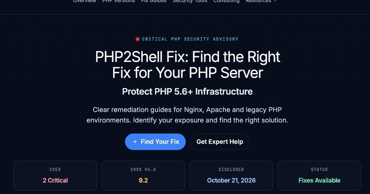 PHP 5.6 and PHP2Shell | PHP2Shell Fix
